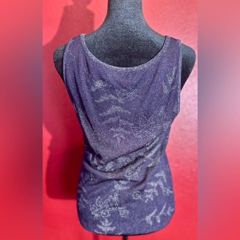 Dana Buchman Petite Purple Tank and Cardigan Set, Size M - Picture 3 of 13